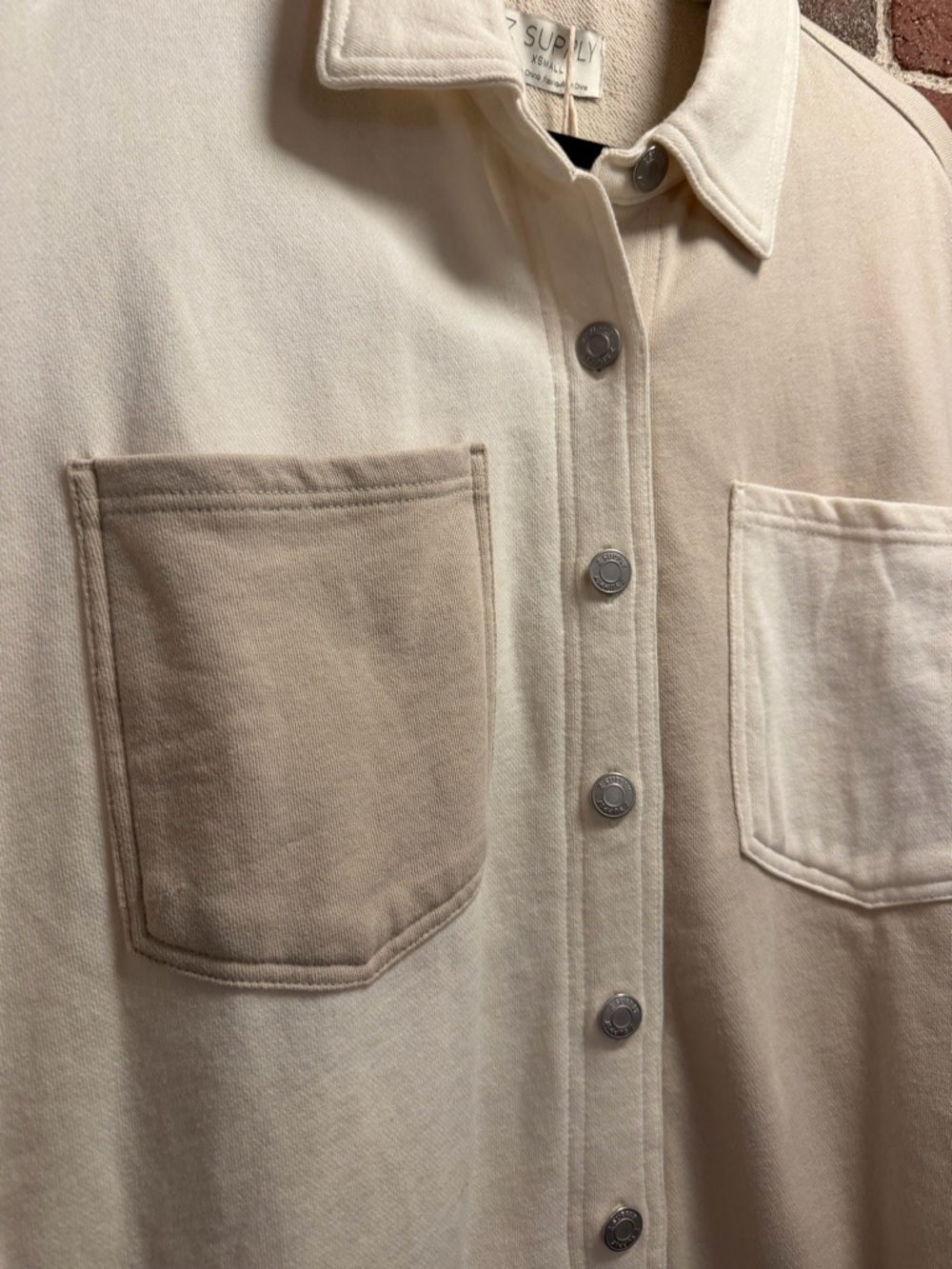 Z Supply Color Block Shirt Jacket - Picture 2 of 8